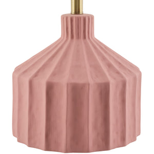   Modern European furniture - Fluted Ceramic Accent Table Lamp - www.oroa.com | Oroa.com