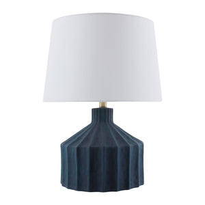   Modern European furniture - Fluted Ceramic Accent Table Lamp - www.oroa.com | Oroa.com