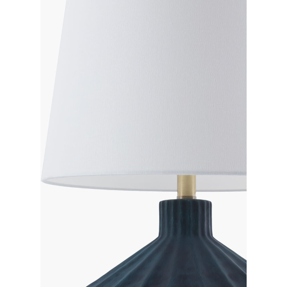   Modern European furniture - Fluted Ceramic Accent Table Lamp - www.oroa.com | Oroa.com