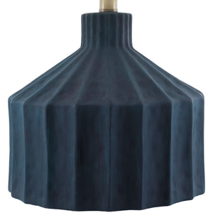   Modern European furniture - Fluted Ceramic Accent Table Lamp - www.oroa.com | Oroa.com
