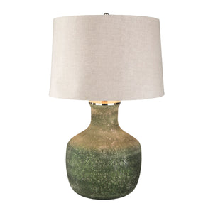   Modern European furniture - Sandblasted Green Glass Table Lamp - www.oroa.com | Oroa.com