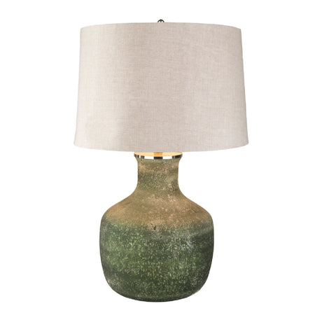   Modern European furniture - Sandblasted Green Glass Table Lamp - www.oroa.com | Oroa.com