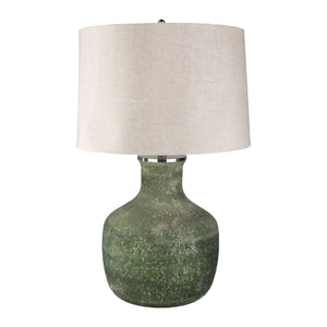   Modern European furniture - Sandblasted Green Glass Table Lamp - www.oroa.com | Oroa.com