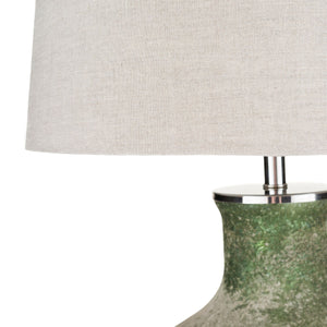   Modern European furniture - Sandblasted Green Glass Table Lamp - www.oroa.com | Oroa.com
