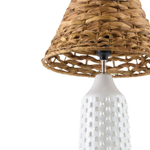   Modern European furniture - Braided Seagrass Table Lamp Set (2) - www.oroa.com | Oroa.com