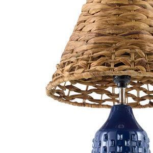   Modern European furniture - Braided Seagrass Table Lamp Set (2) - www.oroa.com | Oroa.com