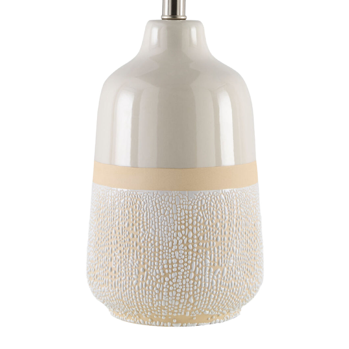   Modern European furniture - Glazed White Ceramic Table Lamp - www.oroa.com | Oroa.com