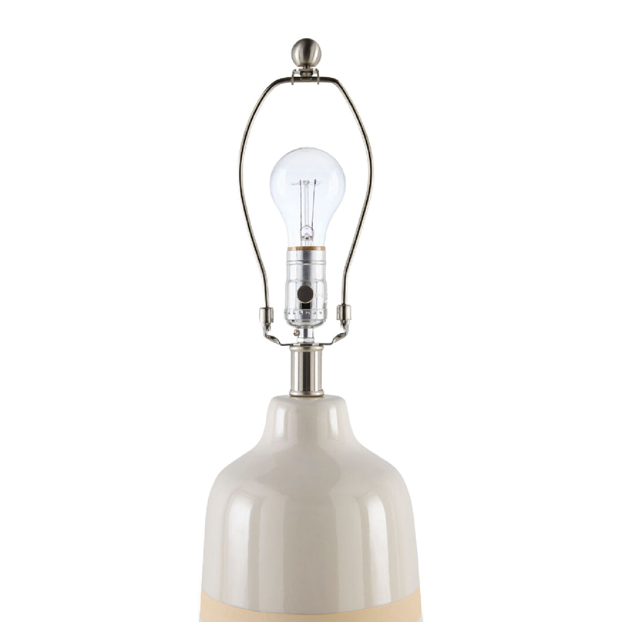   Modern European furniture - Glazed White Ceramic Table Lamp - www.oroa.com | Oroa.com