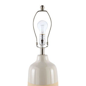   Modern European furniture - Glazed White Ceramic Table Lamp - www.oroa.com | Oroa.com