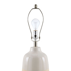  Modern European furniture - Glazed White Ceramic Table Lamp - www.oroa.com | Oroa.com