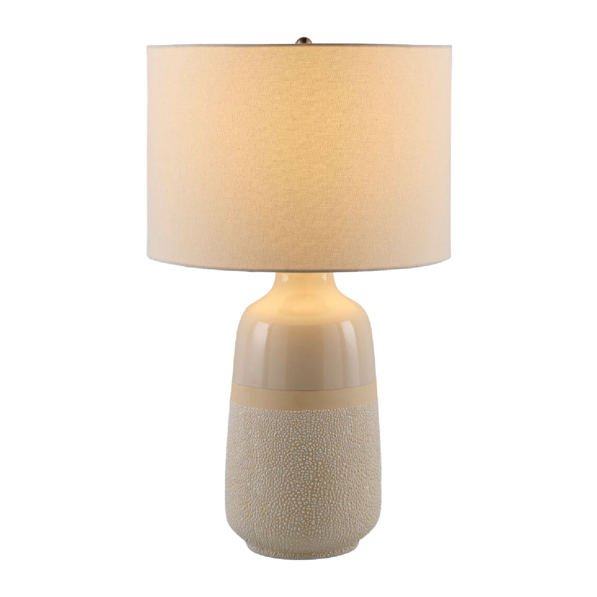  Modern European furniture - Glazed White Ceramic Table Lamp - www.oroa.com | Oroa.com