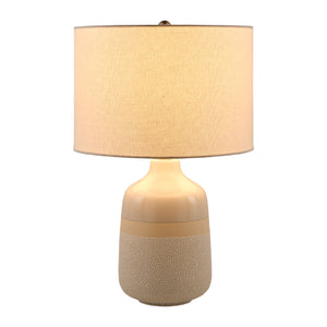   Modern European furniture - Glazed White Ceramic Table Lamp - www.oroa.com | Oroa.com