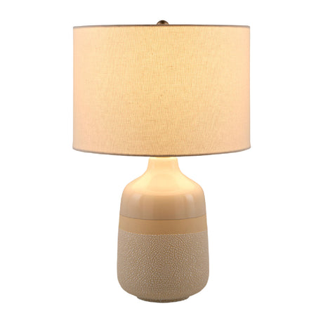   Modern European furniture - Glazed White Ceramic Table Lamp - www.oroa.com | Oroa.com