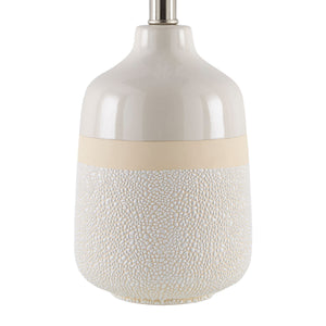   Modern European furniture - Glazed White Ceramic Table Lamp - www.oroa.com | Oroa.com