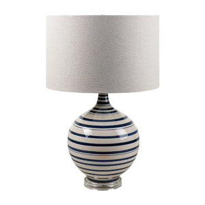   Modern European furniture - Navy Stripes Ceramic Table Lamp - www.oroa.com | Oroa.com