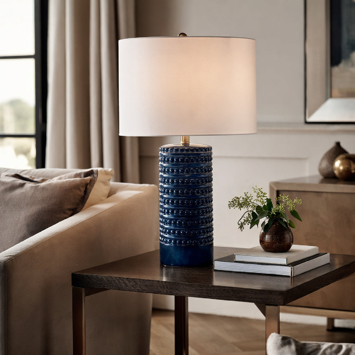   Modern European furniture - Glazed Ceramic Accent Table Lamp - www.oroa.com | Oroa.com
