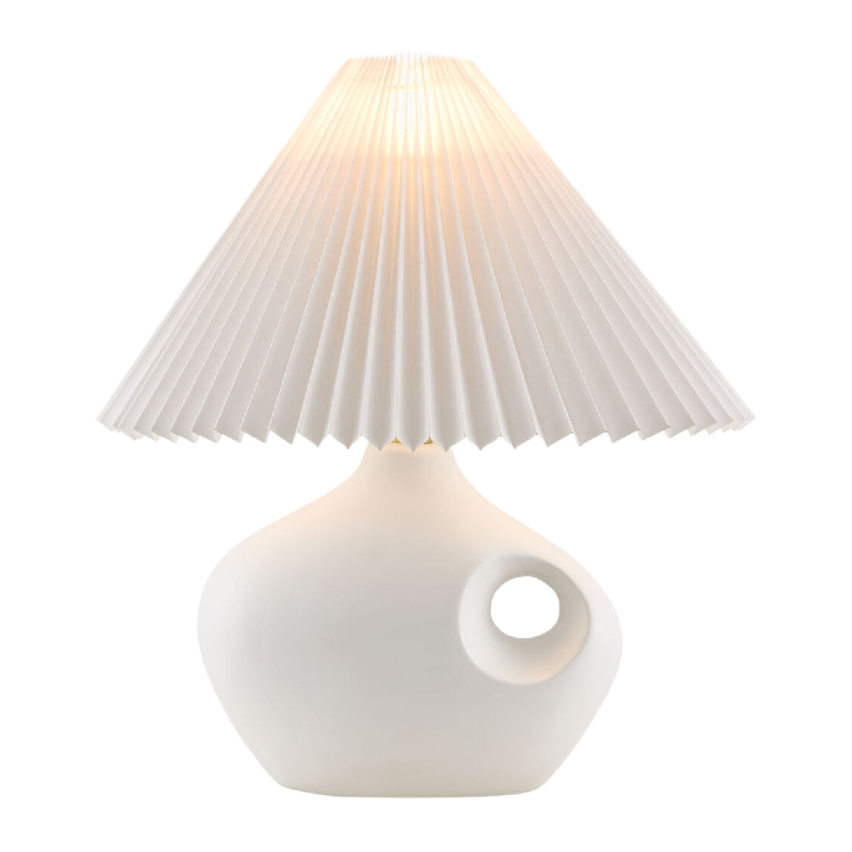   Modern European furniture - Pleated Linen Accent Table Lamp - www.oroa.com | Oroa.com