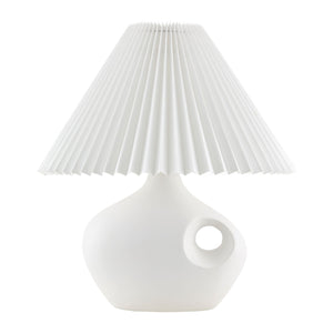   Modern European furniture - Pleated Linen Accent Table Lamp - www.oroa.com | Oroa.com