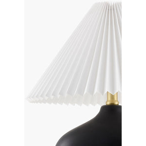   Modern European furniture - Pleated Linen Accent Table Lamp - www.oroa.com | Oroa.com