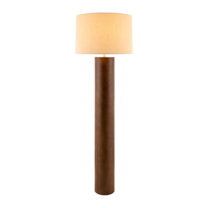   Modern European furniture - Cylindrical Rubberwood Accent Floor Lamp - www.oroa.com | Oroa.com
