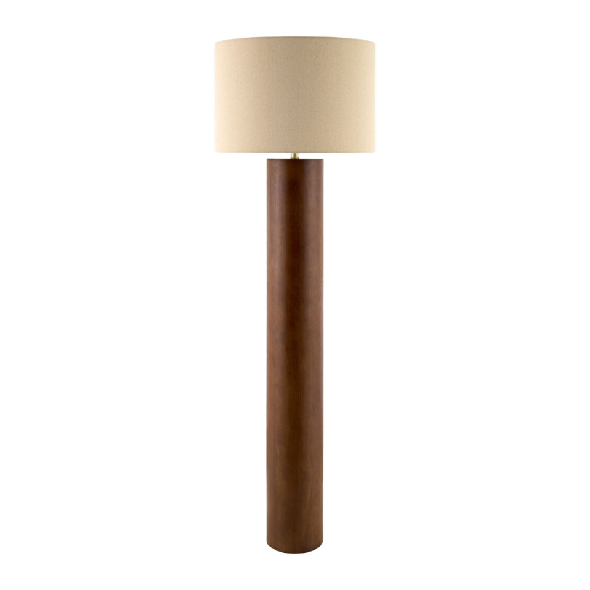  Modern European furniture - Cylindrical Rubberwood Accent Floor Lamp - www.oroa.com | Oroa.com