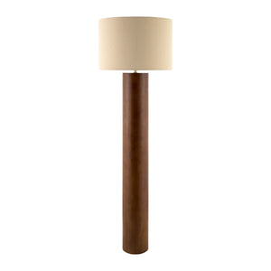   Modern European furniture - Cylindrical Rubberwood Accent Floor Lamp - www.oroa.com | Oroa.com