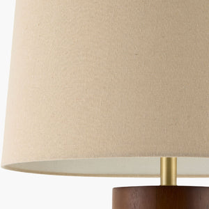   Modern European furniture - Cylindrical Rubberwood Accent Floor Lamp - www.oroa.com | Oroa.com