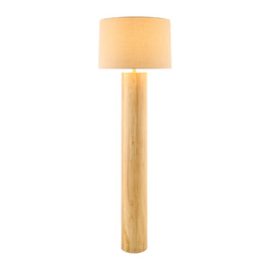   Modern European furniture - Cylindrical Rubberwood Accent Floor Lamp - www.oroa.com | Oroa.com