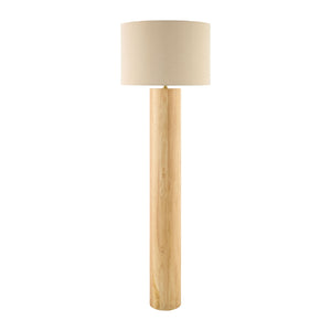   Modern European furniture - Cylindrical Rubberwood Accent Floor Lamp - www.oroa.com | Oroa.com