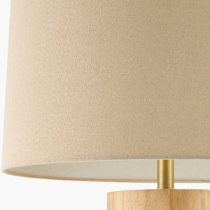   Modern European furniture - Cylindrical Rubberwood Accent Floor Lamp - www.oroa.com | Oroa.com