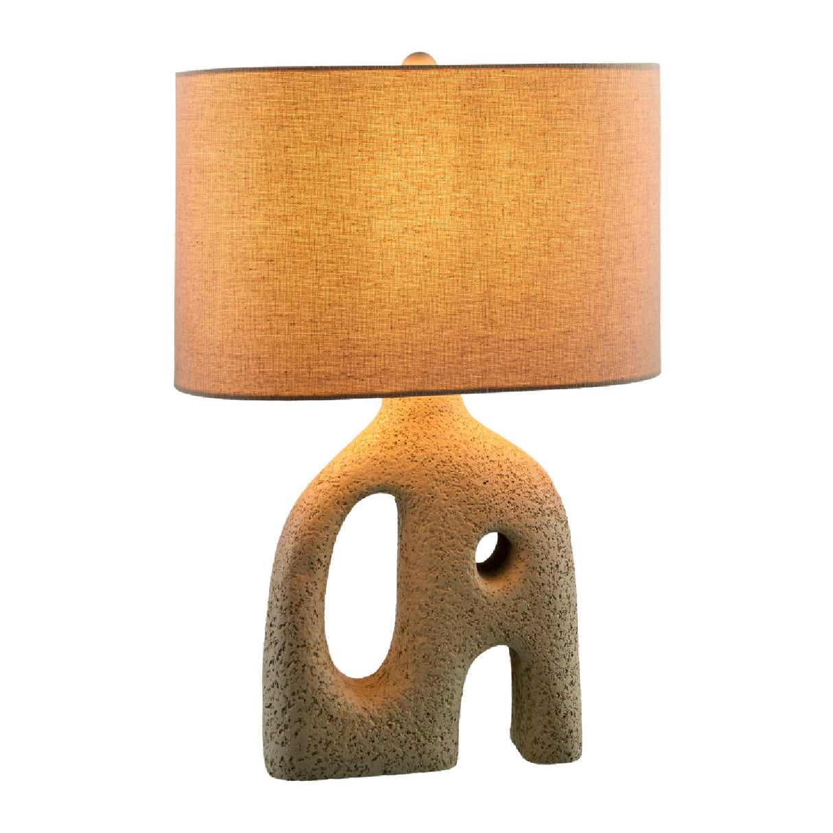   Modern European furniture - Abstract Carved Base Table Lamp - www.oroa.com | Oroa.com