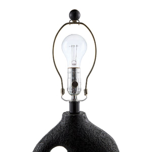   Modern European furniture - Abstract Carved Base Table Lamp - www.oroa.com | Oroa.com