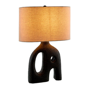   Modern European furniture - Abstract Carved Base Table Lamp - www.oroa.com | Oroa.com