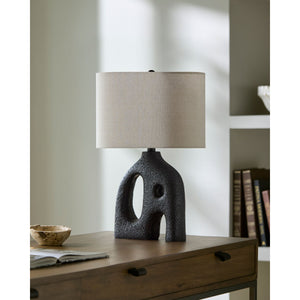   Modern European furniture - Abstract Carved Base Table Lamp - www.oroa.com | Oroa.com