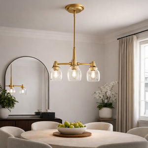   Modern European furniture - Iron Framed Glass Chandelier - www.oroa.com | Oroa.com