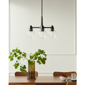   Modern European furniture - Iron Framed Glass Chandelier - www.oroa.com | Oroa.com