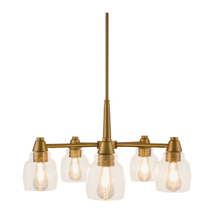   Modern European furniture - Iron Framed Glass Chandelier - www.oroa.com | Oroa.com
