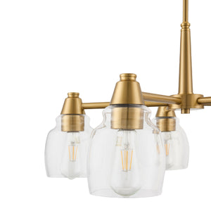   Modern European furniture - Iron Framed Glass Chandelier - www.oroa.com | Oroa.com
