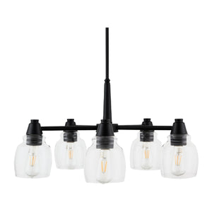   Modern European furniture - Iron Framed Glass Chandelier - www.oroa.com | Oroa.com