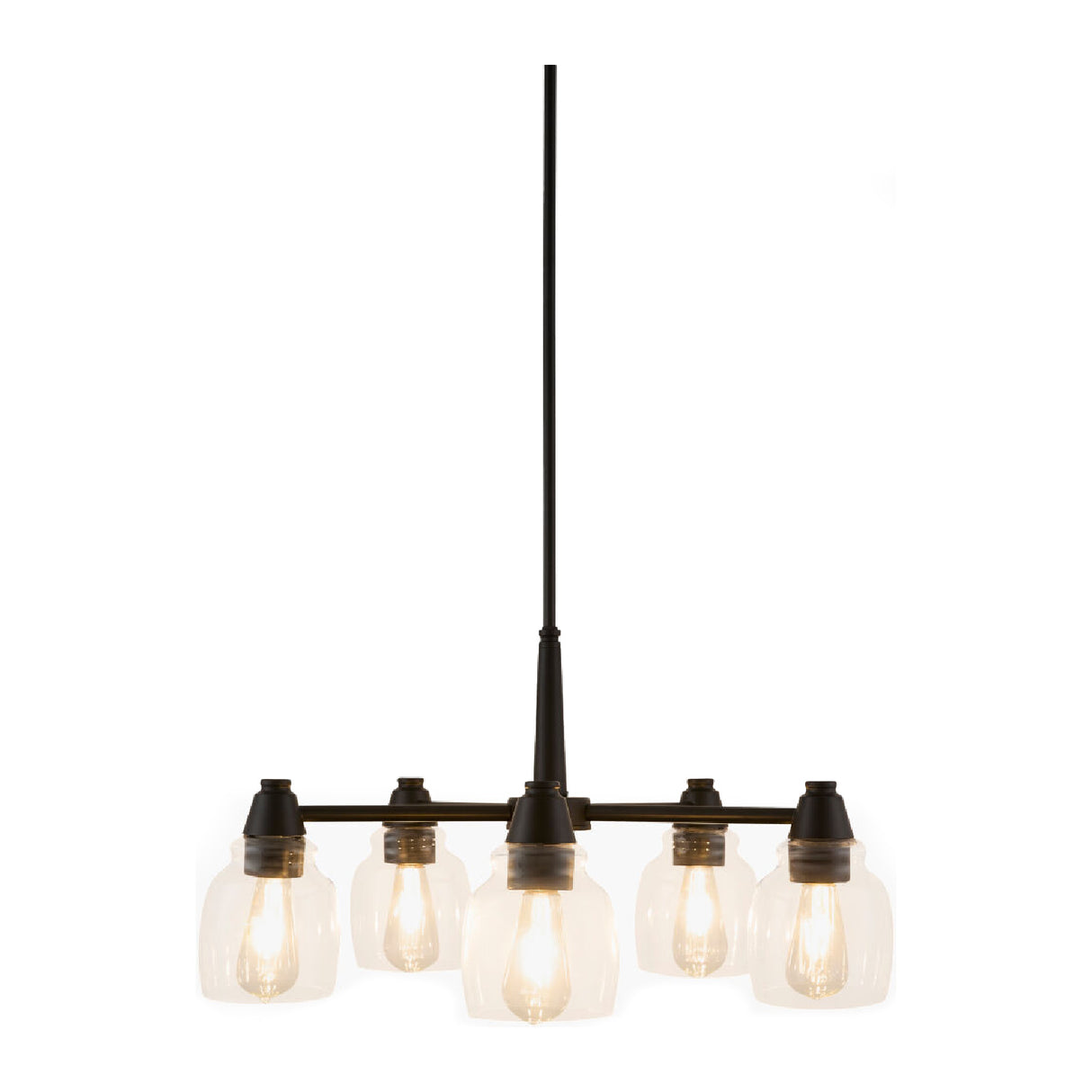   Modern European furniture - Iron Framed Glass Chandelier - www.oroa.com | Oroa.com