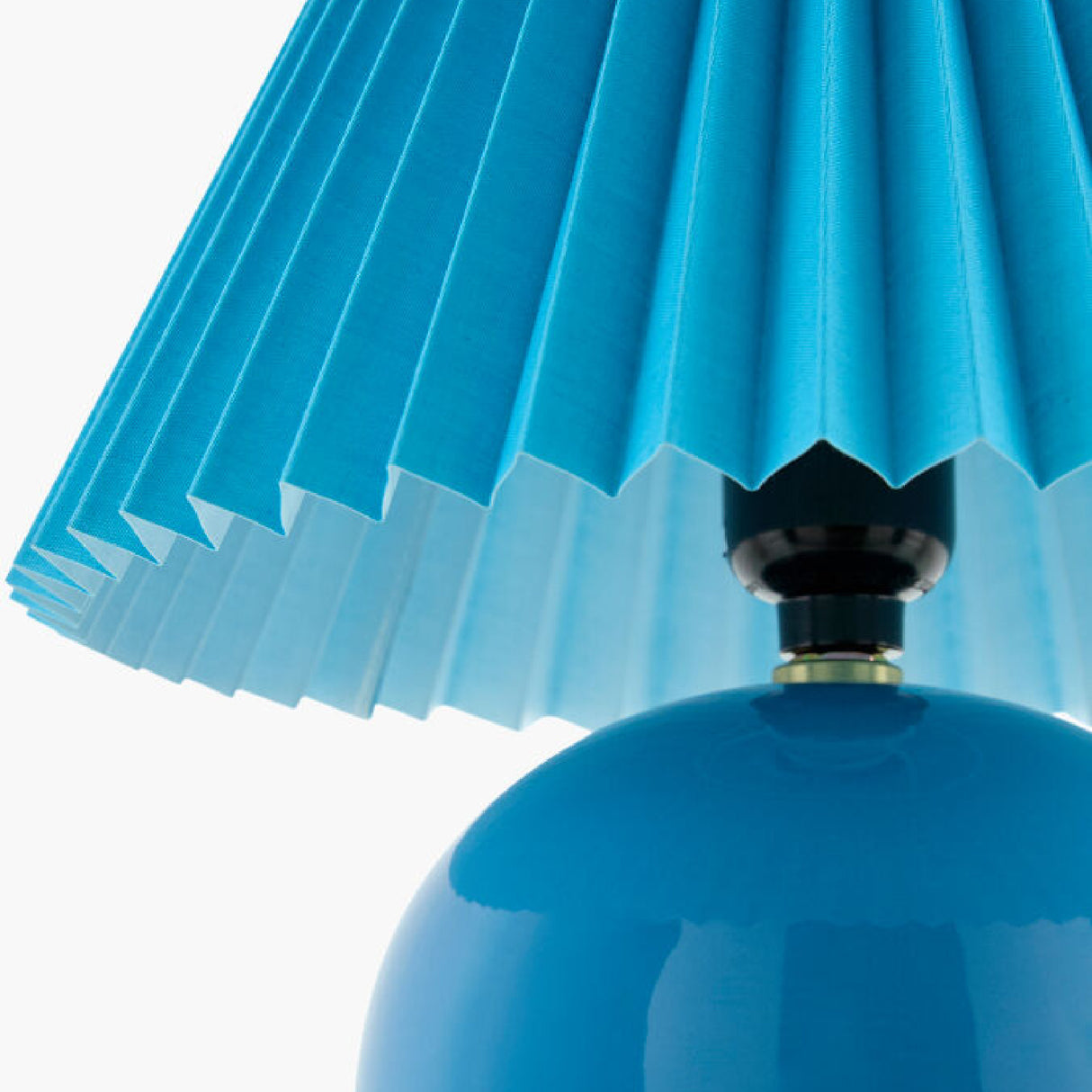   Modern European furniture - Pleated Fabric Shade Table Lamp - www.oroa.com | Oroa.com