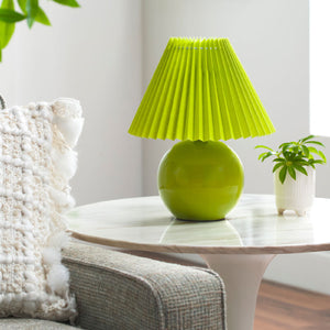   Modern European furniture - Pleated Fabric Shade Table Lamp - www.oroa.com | Oroa.com