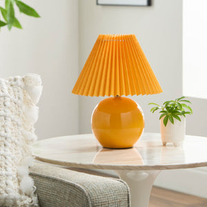   Modern European furniture - Pleated Fabric Shade Table Lamp - www.oroa.com | Oroa.com