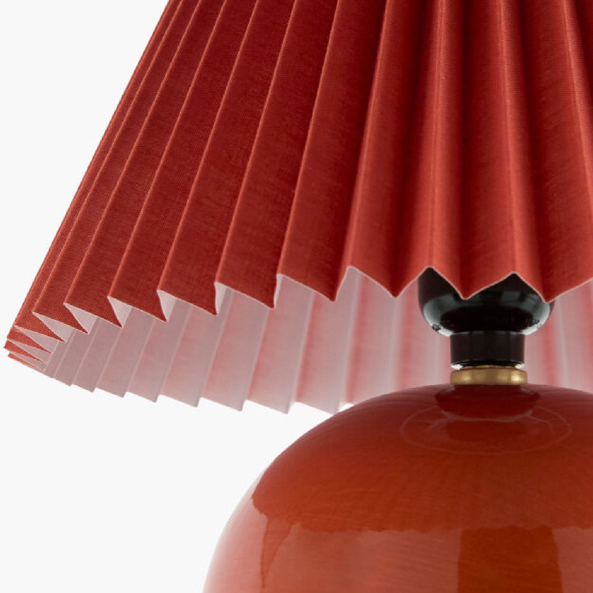   Modern European furniture - Pleated Fabric Shade Table Lamp - www.oroa.com | Oroa.com