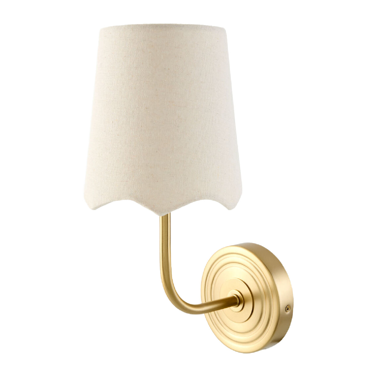   Modern European furniture - Scalloped Edge Linen Wall Lamp - www.oroa.com | Oroa.com