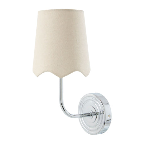   Modern European furniture - Scalloped Edge Linen Wall Lamp - www.oroa.com | Oroa.com