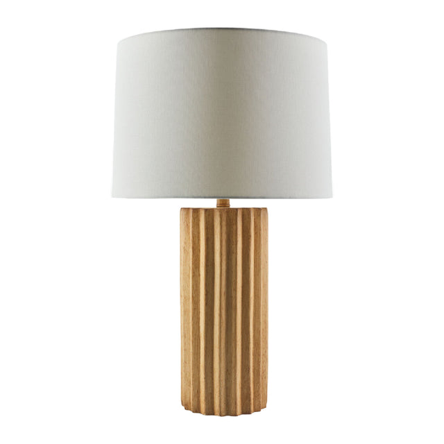 Modern European furniture - Ridged Ceramic Accent Table Lamp - www.oroa.com
