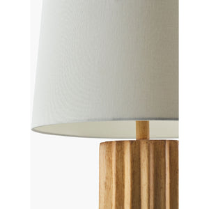   Modern European furniture - Ridged Ceramic Accent Table Lamp - www.oroa.com | Oroa.com