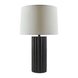   Modern European furniture - Ridged Ceramic Accent Table Lamp - www.oroa.com | Oroa.com