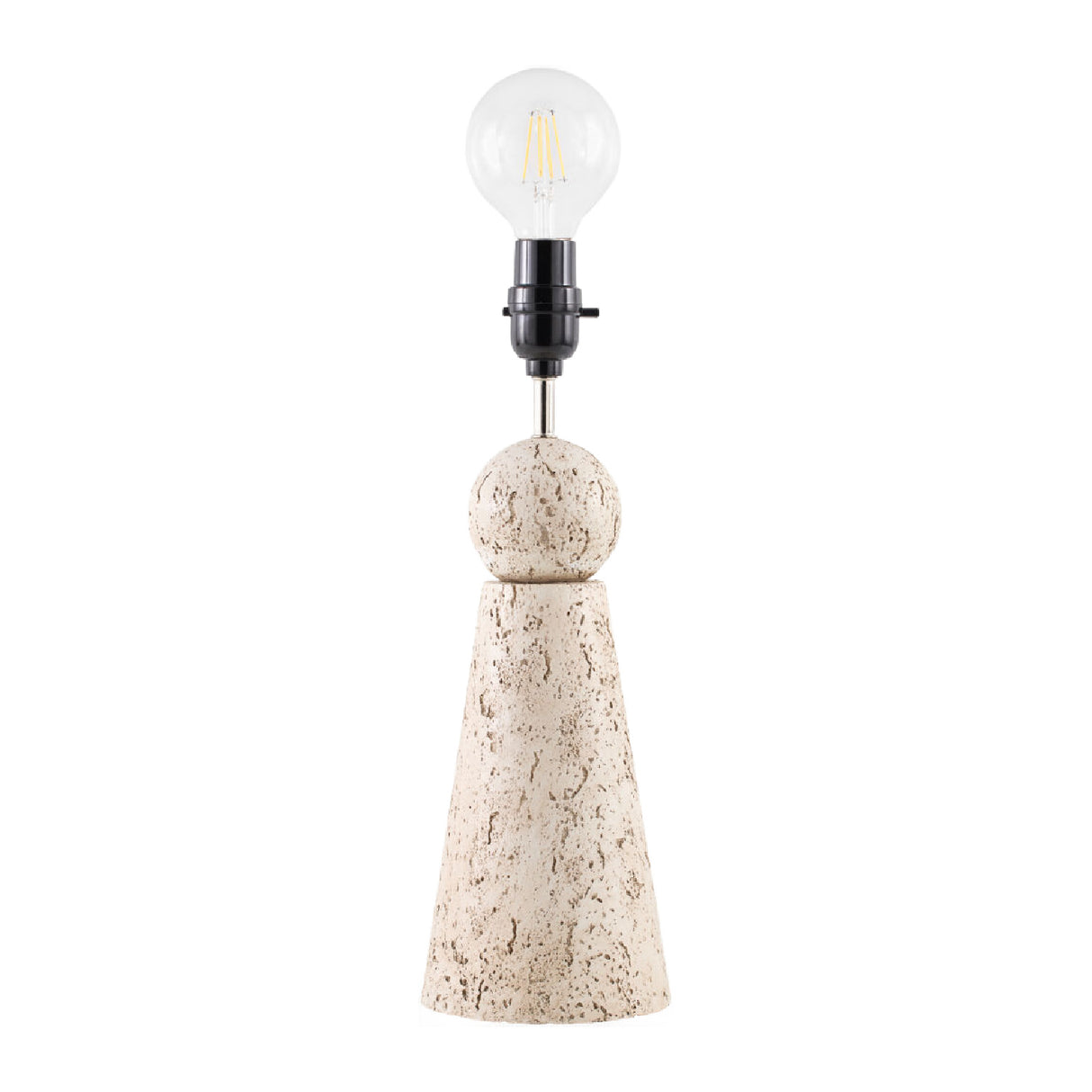   Modern European furniture - Travertine Base Rattan Table Lamps (2) - www.oroa.com | Oroa.com